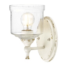 Golden Canada 0806-1W AI-HWG - Golden Lighting Keating 1-light Wall Sconce in Antique Ivory